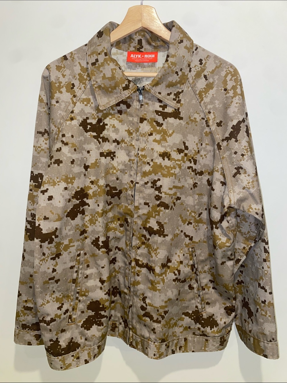 ALYX-Rodi Digital Camo Zip Jacket - Tan & Brown Size NWOT